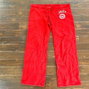 VINTAGE Juicy Couture CLASSIC Maroon Cotton Track Pant – Y2K Style - RARE